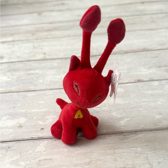 Neopets Other - Neopets Red Aisha Soft Plushie Stuffed Toy Mcdonald’s Happy Meal Toy 2004